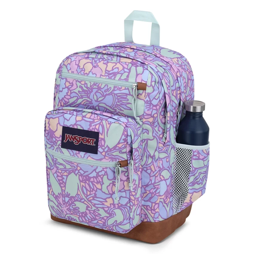 JANSPORT - Cool Student – EA5BAK8O2 – fluid-floral-pastel-lilac – 2