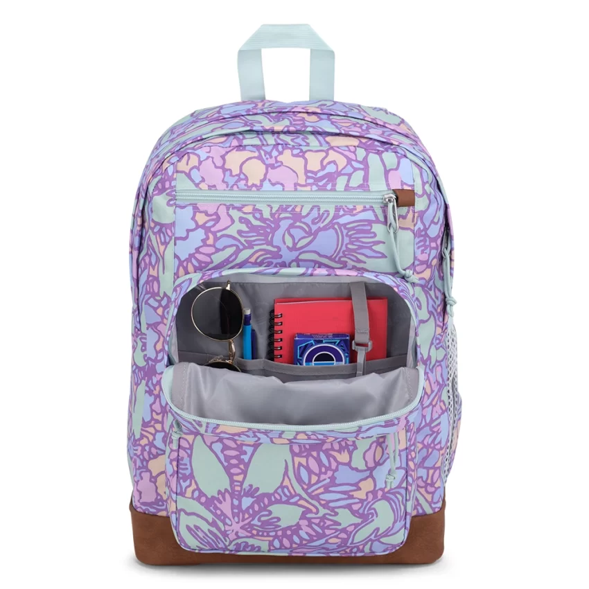 JANSPORT - Cool Student – EA5BAK8O2 – fluid-floral-pastel-lilac – 4