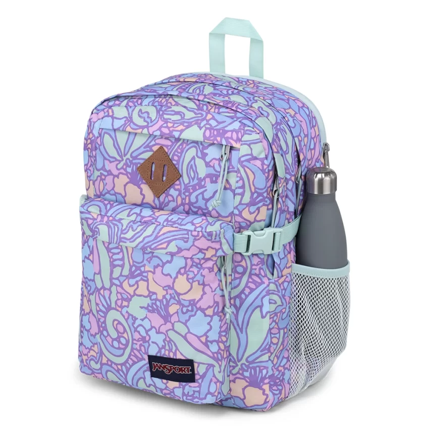 JANSPORT - Main Campus – EA5BDS8O2 – fluid-floral-pastel-lilac – 2