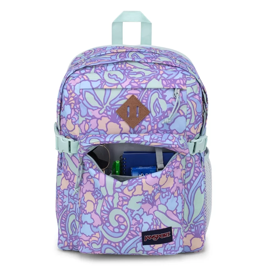 JANSPORT - Main Campus – EA5BDS8O2 – fluid-floral-pastel-lilac – 4