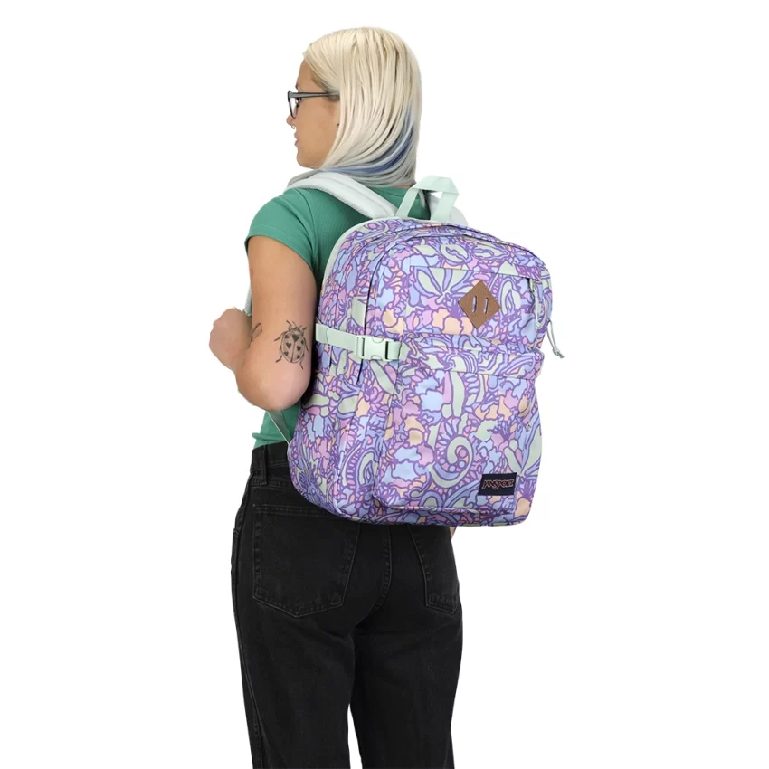 JANSPORT - Main Campus – EA5BDS8O2 – fluid-floral-pastel-lilac – 6