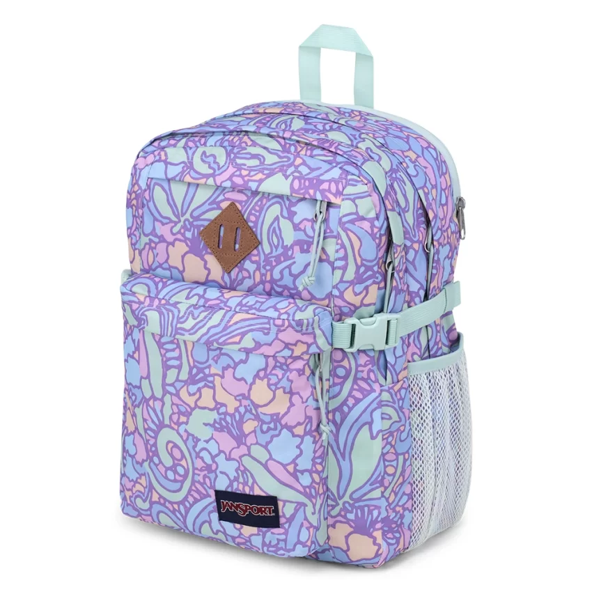 JANSPORT - Main Campus – EA5BDS8O2 – fluid-floral-pastel-lilac – 7